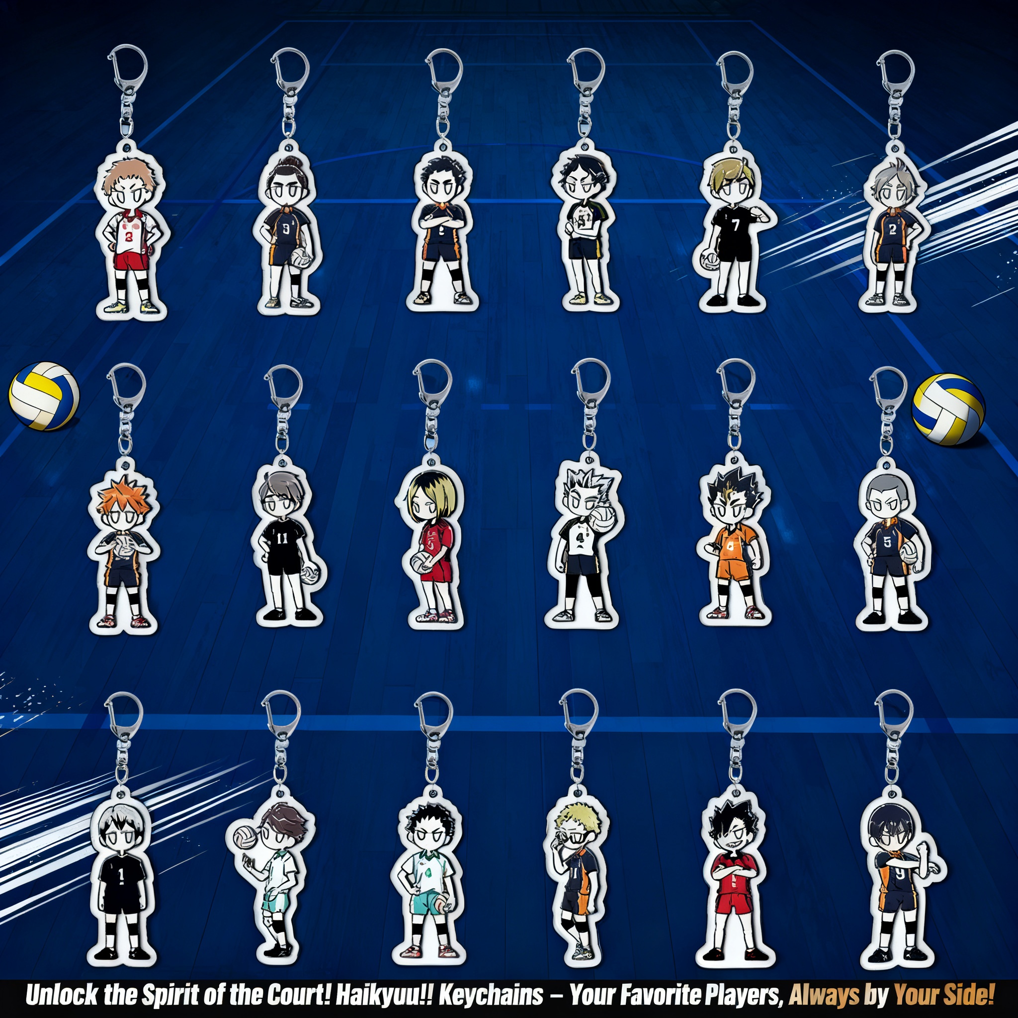 Anime Merchandise Haikyuu - Anime sleutelhanger Haikyuu volleybal Shoyo Hinata