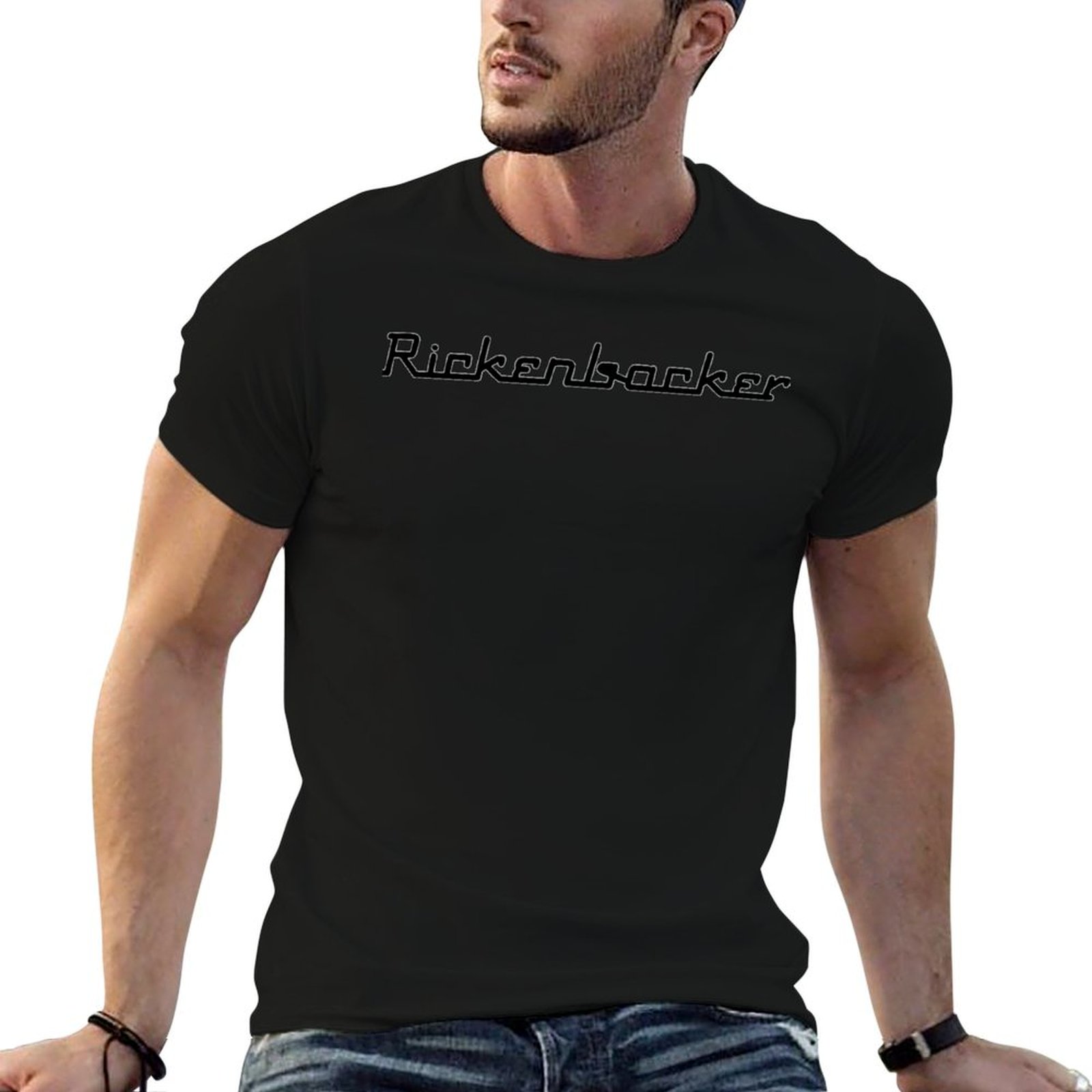 Anime Merchandise Logo - BESTSELLER Rickenbacker Logo Merchandise T-shirt anime
