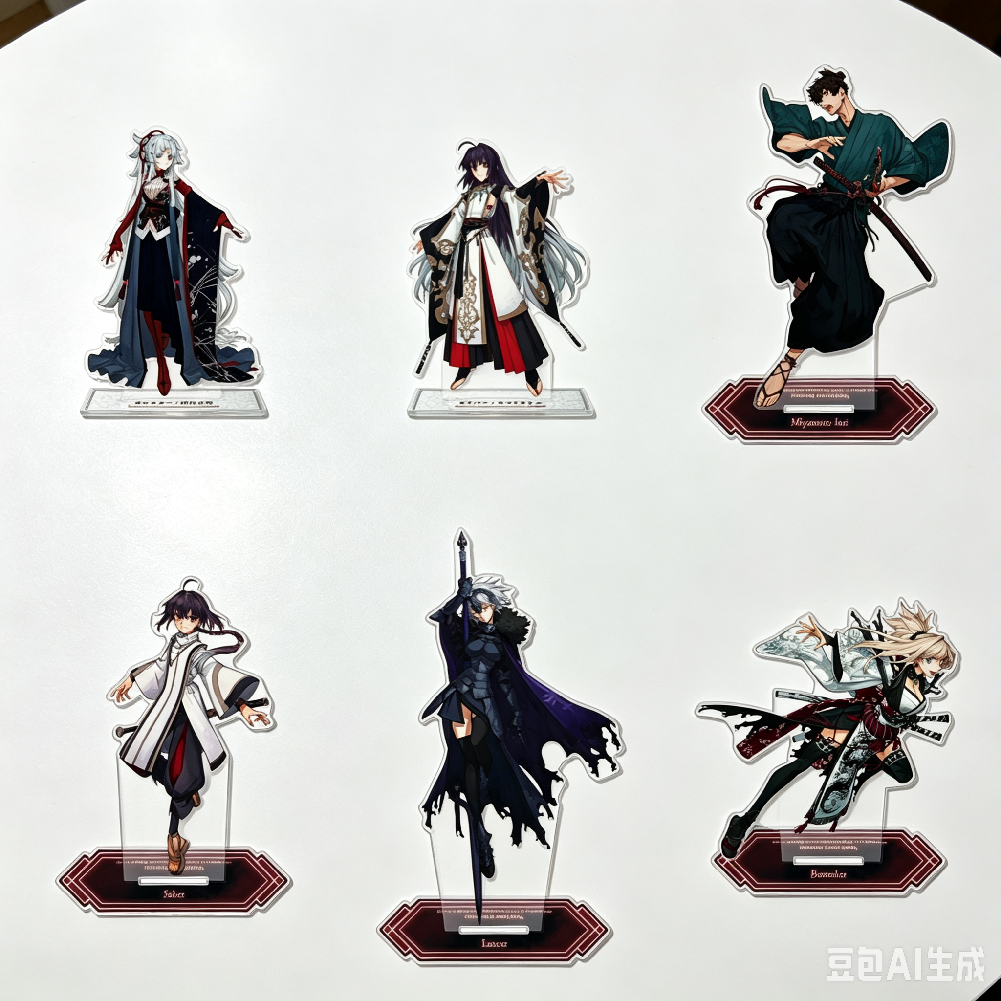 Fate Anime Merchandise - 15CM Anime Fate_Samurai Restant Acryl Sleutelhangers