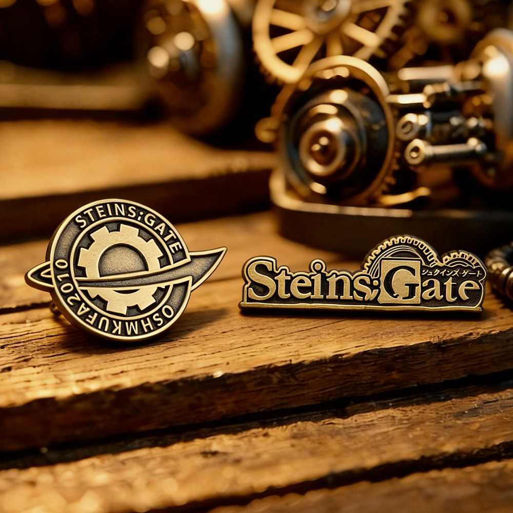 Anime Merchandise Logo - Steins;Gate Pin Anime Merchandise Metal Pin