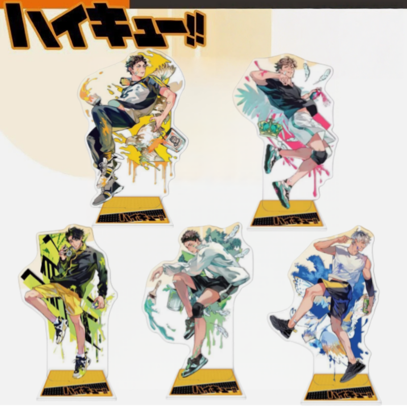 Anime Merchandise Haikyuu - 15cm Anime Acrylfiguur voor Haikyuu!! Iwaizumi