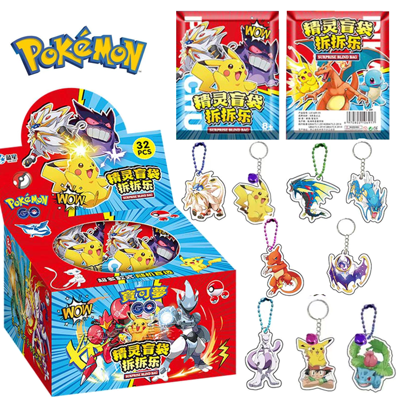 Anime Merchandise Box - Anime 32-delige set Pokémon figuren Blind