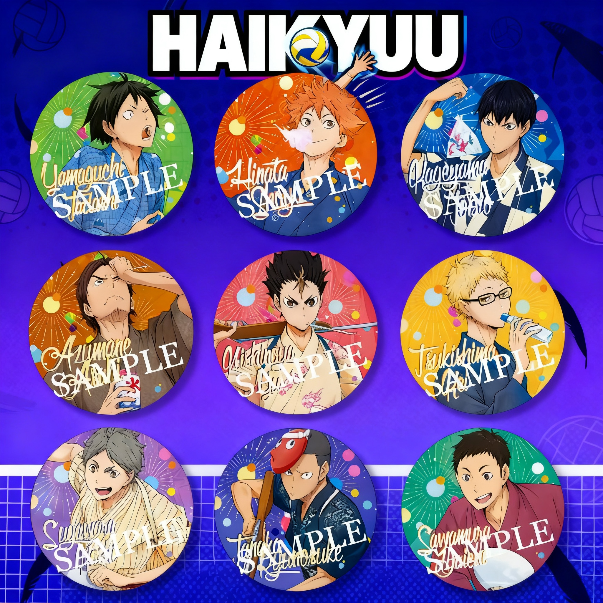 Anime Merchandise Haikyuu - Haikyuu Anime Badge Pin Festival Serie