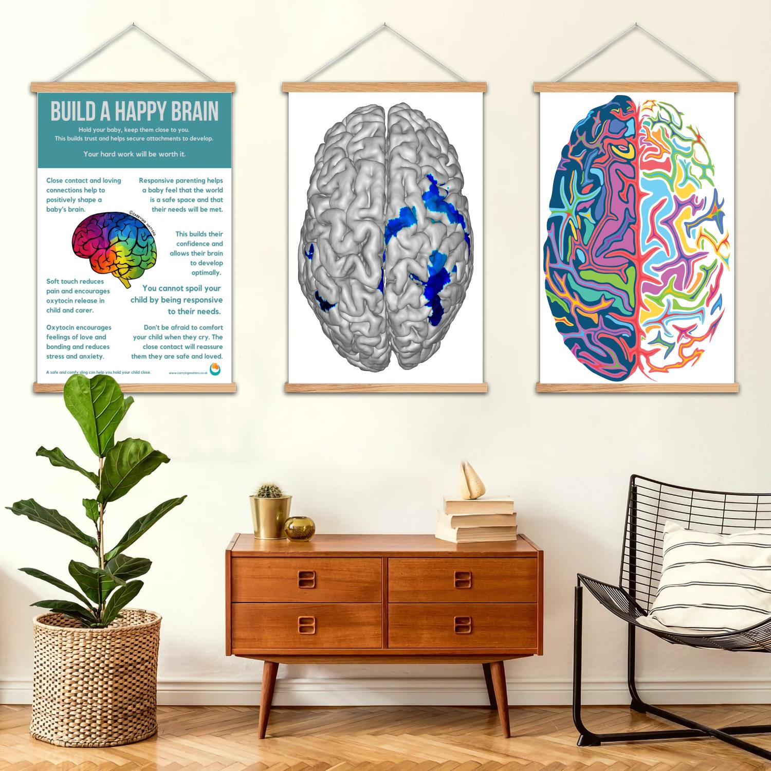 hersenen ingelijste muurschild - Art Print Framed recensie en prijs