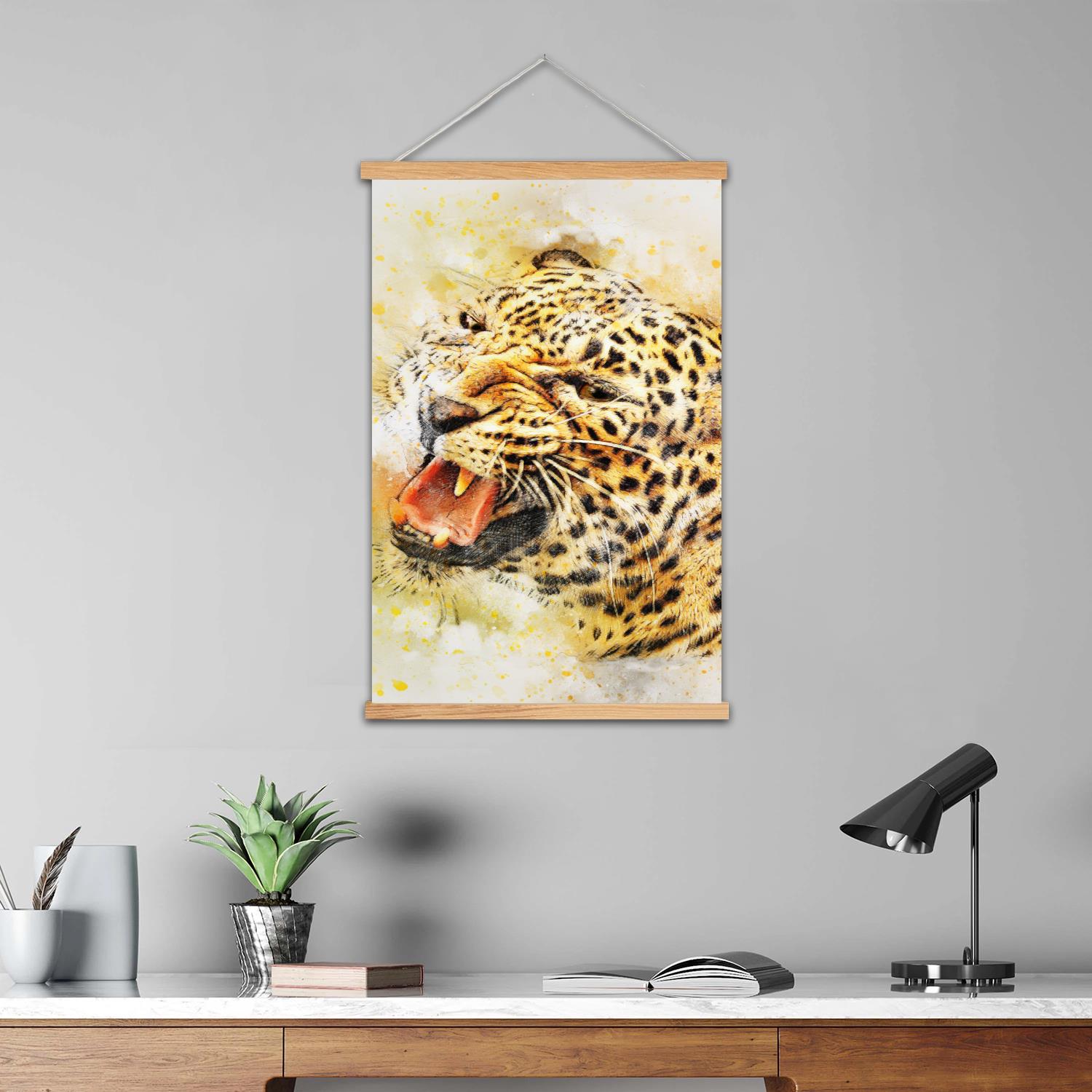 luipaardprint ingelijste muurs - Art Print Framed recensie en prijs