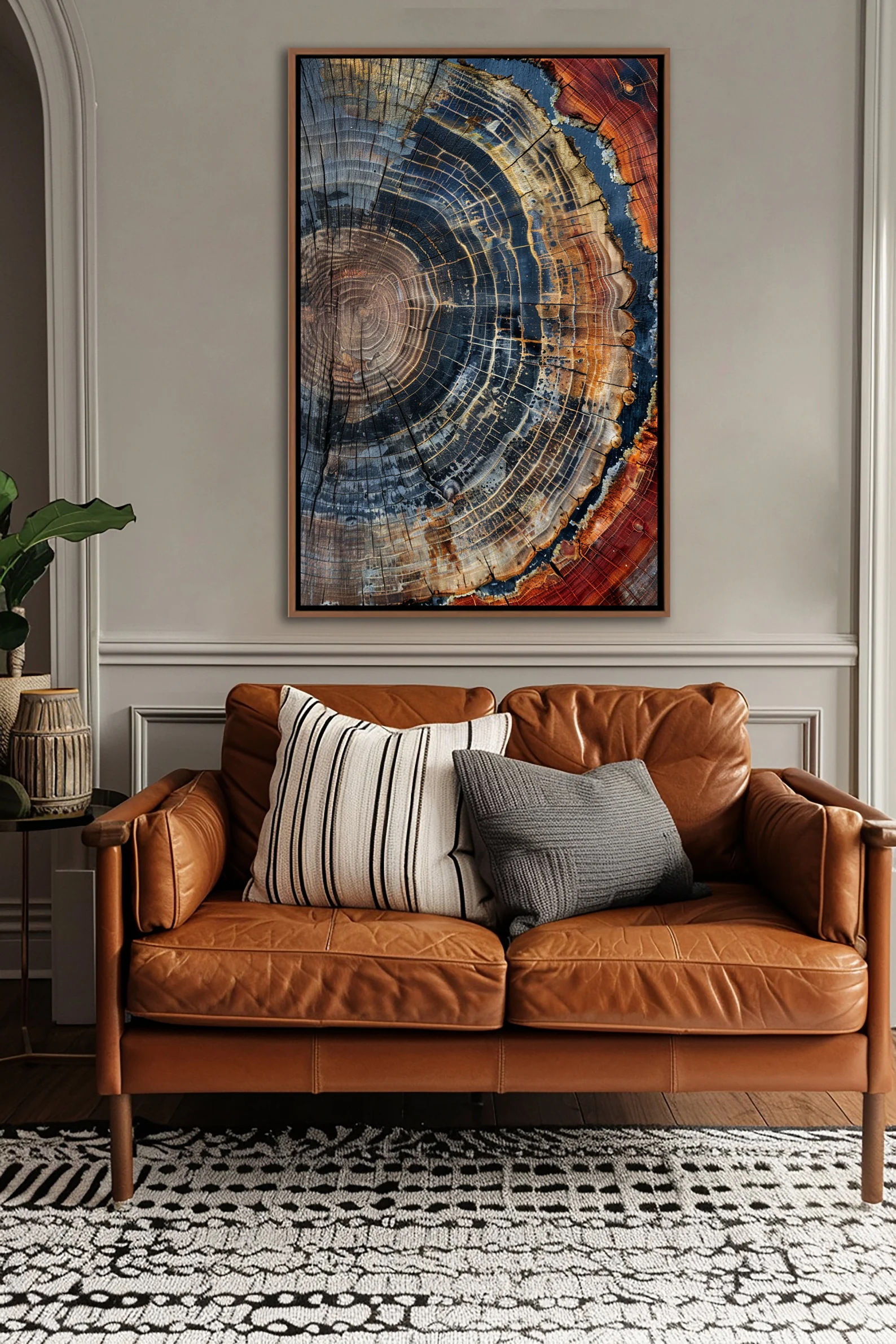 Boomring ingelijste muurkunst, - Art Print Framed recensie en prijs