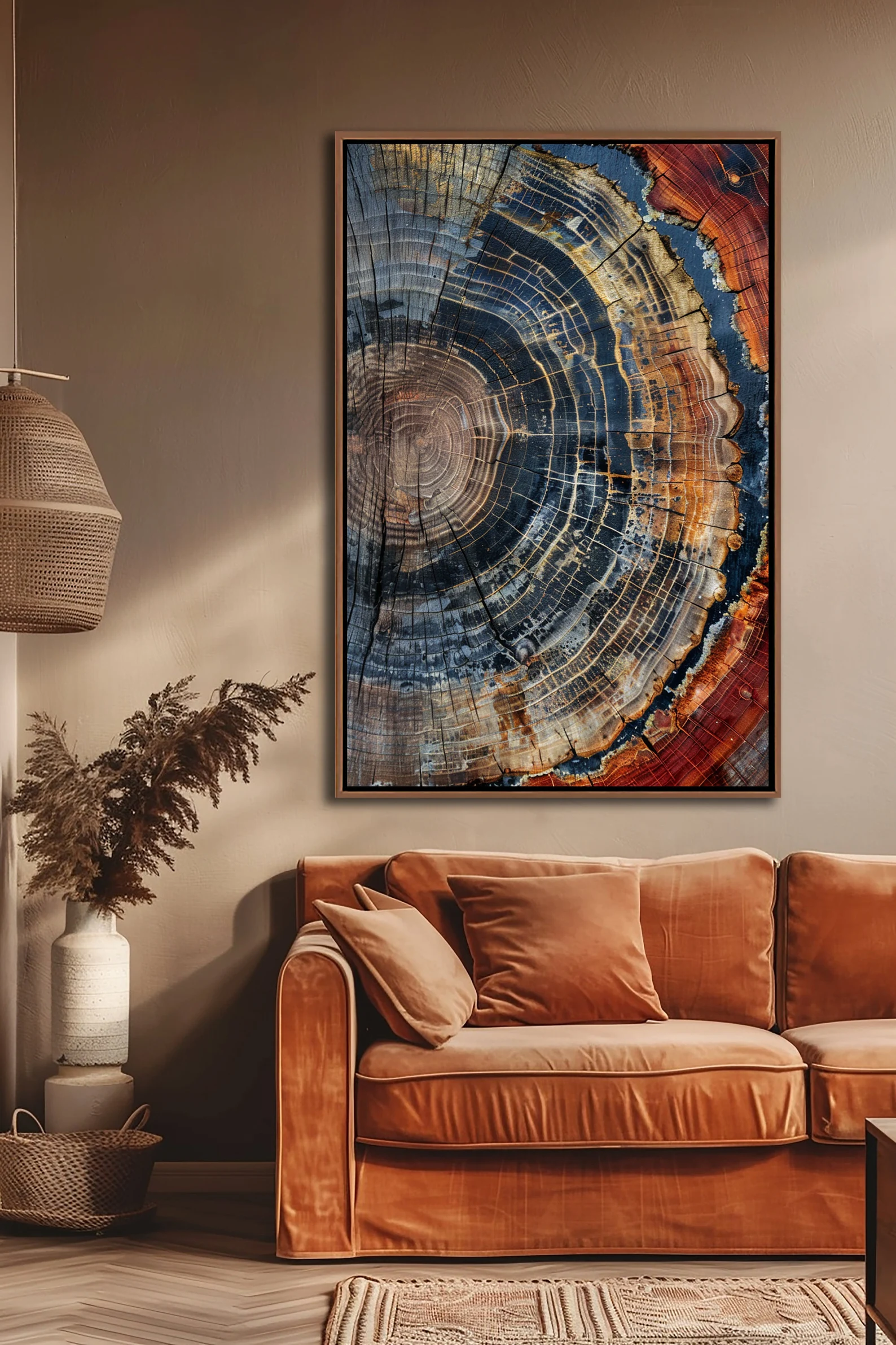 Boomring ingelijste muurkunst, - Art Print Framed recensie en prijs