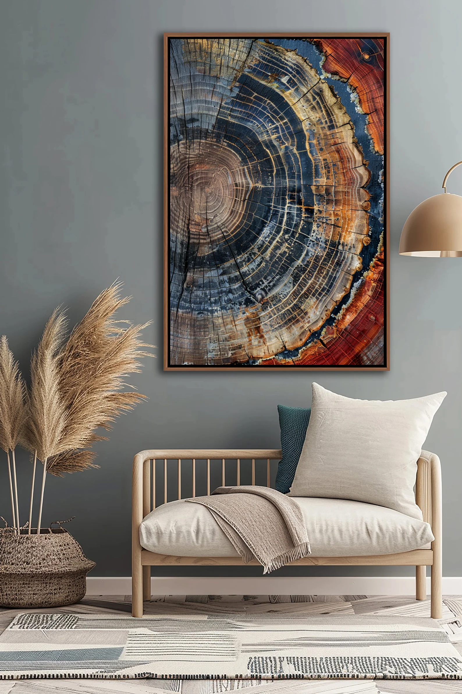 Boomring ingelijste muurkunst, - Art Print Framed recensie en prijs