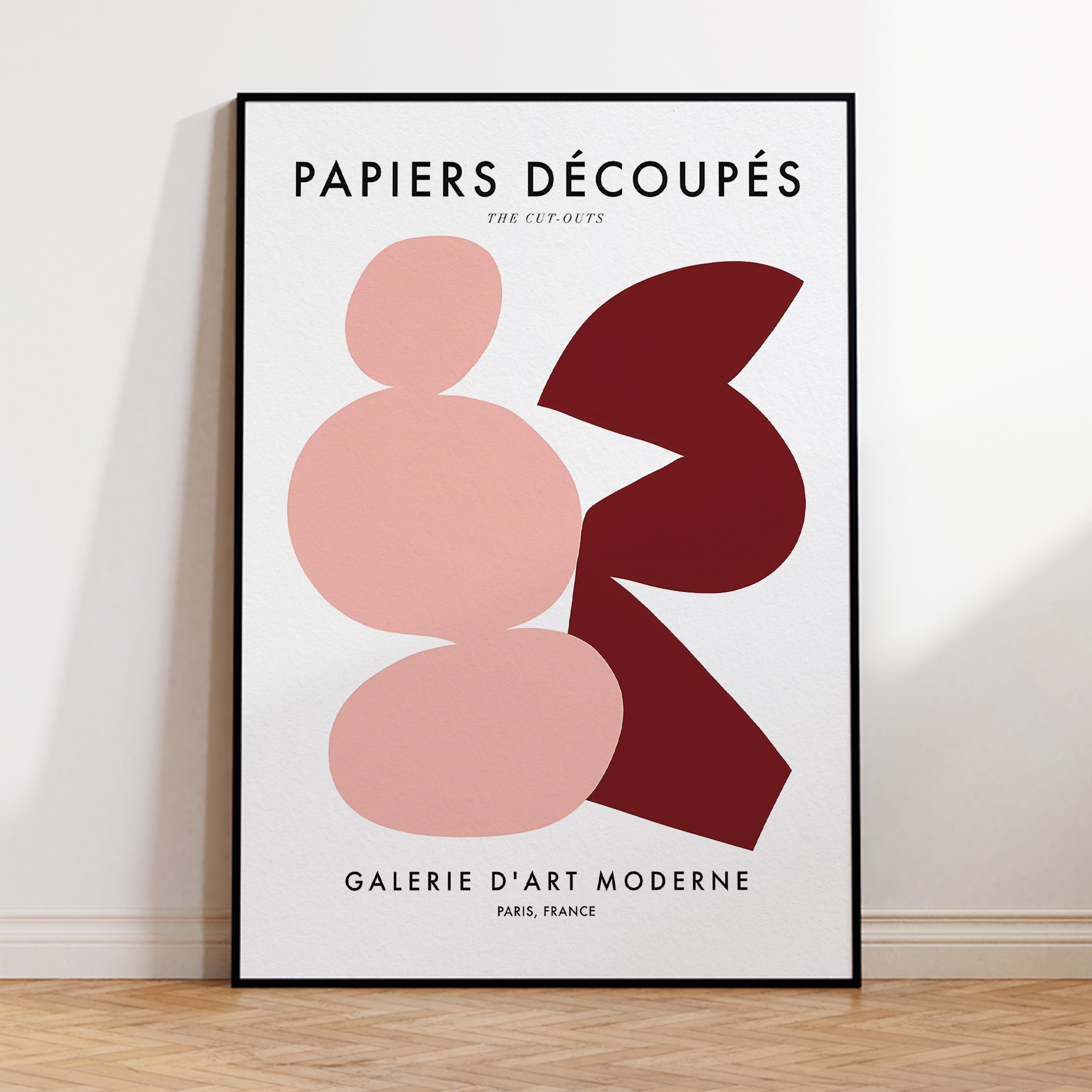 Moderne Papieren Decoupes - Ga - Art Print Framed recensie en prijs