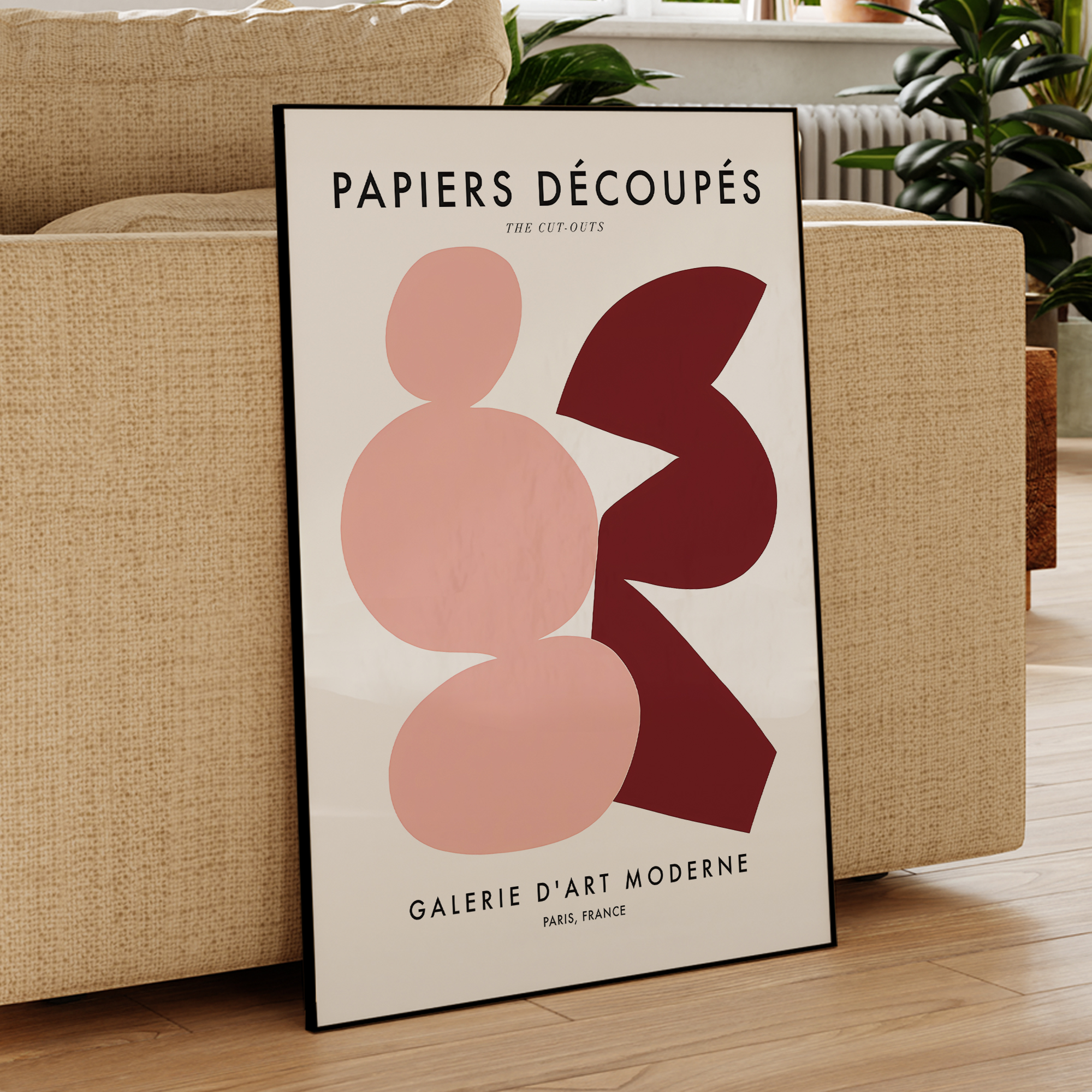 Moderne Papieren Decoupes - Ga - Art Print Framed recensie en prijs