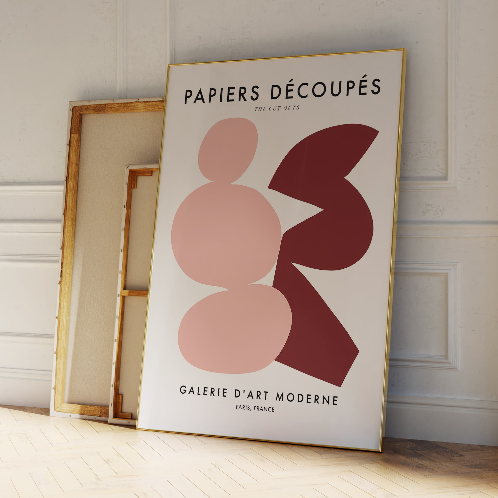 Moderne Papieren Decoupes - Ga - Art Print Framed recensie en prijs