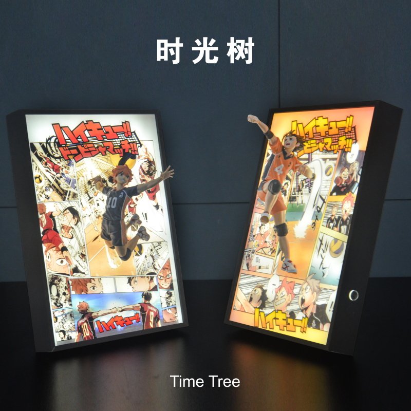 Haikyuu!! 3D Licht Schilderij  - Anime Merchandise Haikyuu recensie en prijs