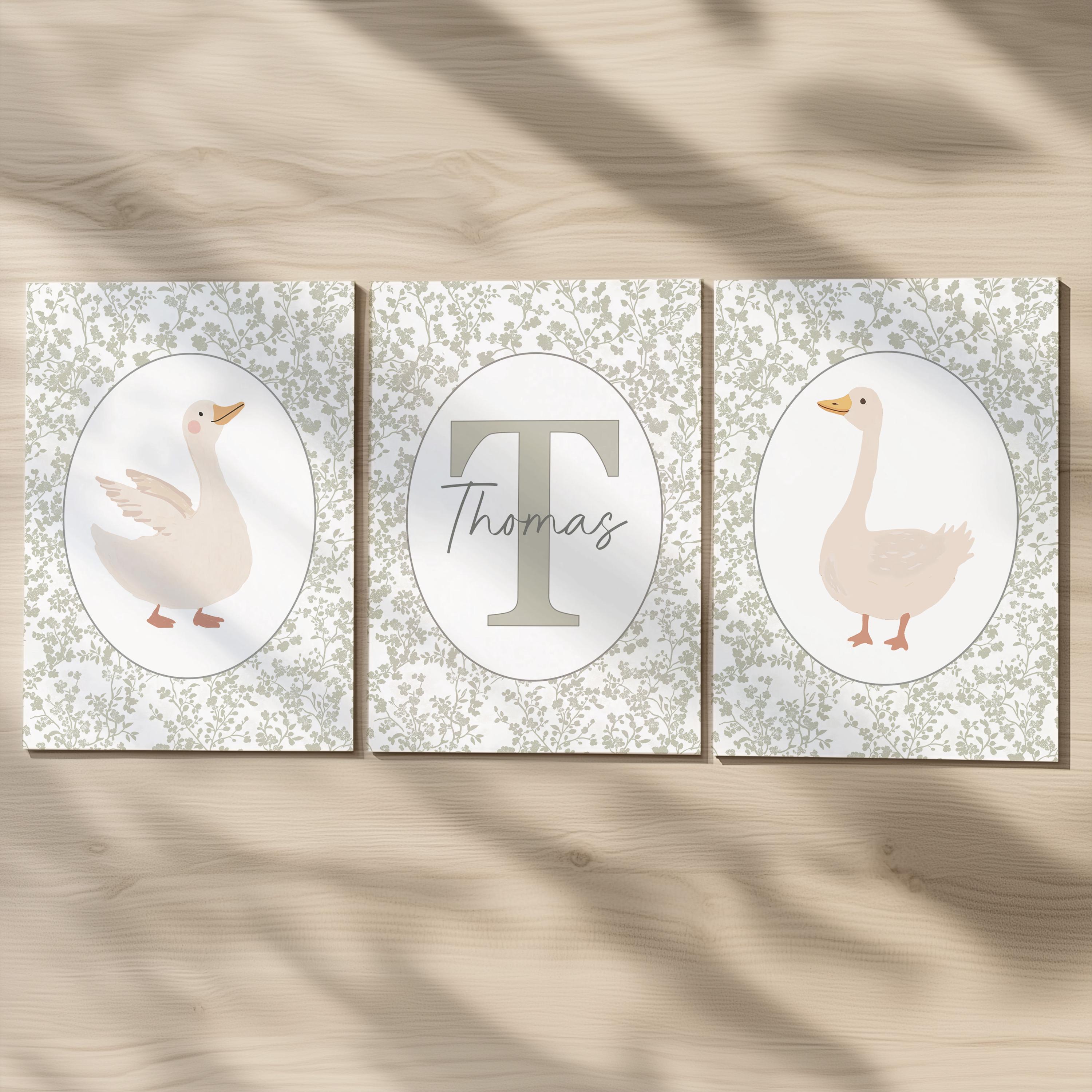 Gans gepersonaliseerde set van - Art Print Framed recensie en prijs