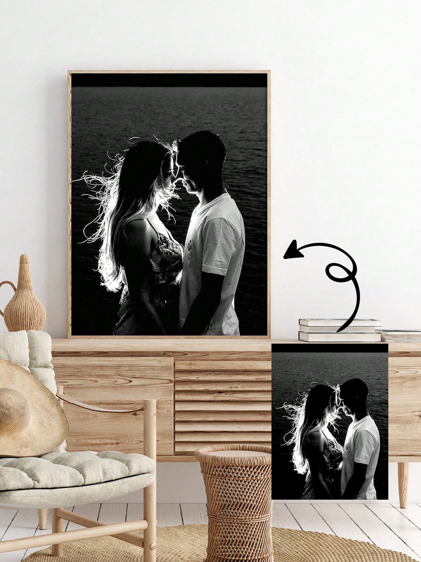 1 Persoonlijke foto op maat ca - Art Print Framed recensie en prijs