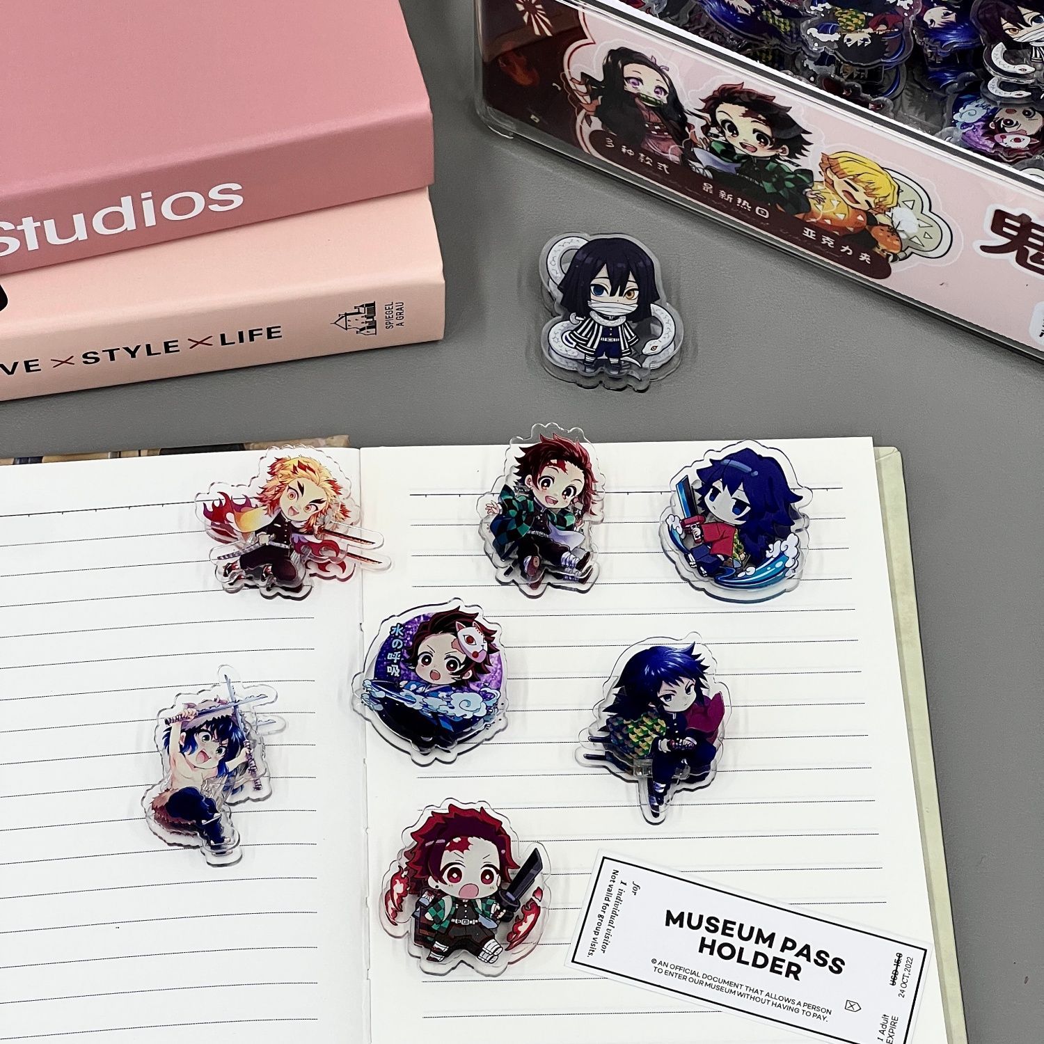 Volledige doos met Demon Slaye - Anime Merchandise Box recensie en prijs